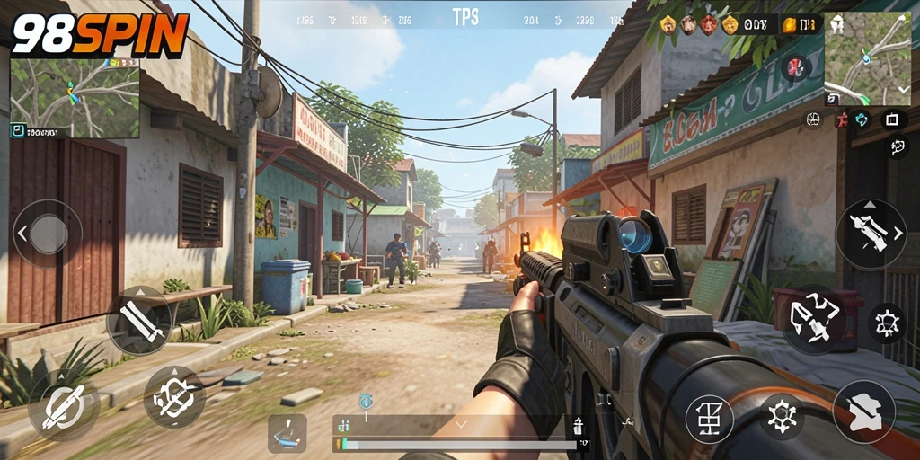 Tampilan gameplay menarik dan penuh aksi di 98SPIN.