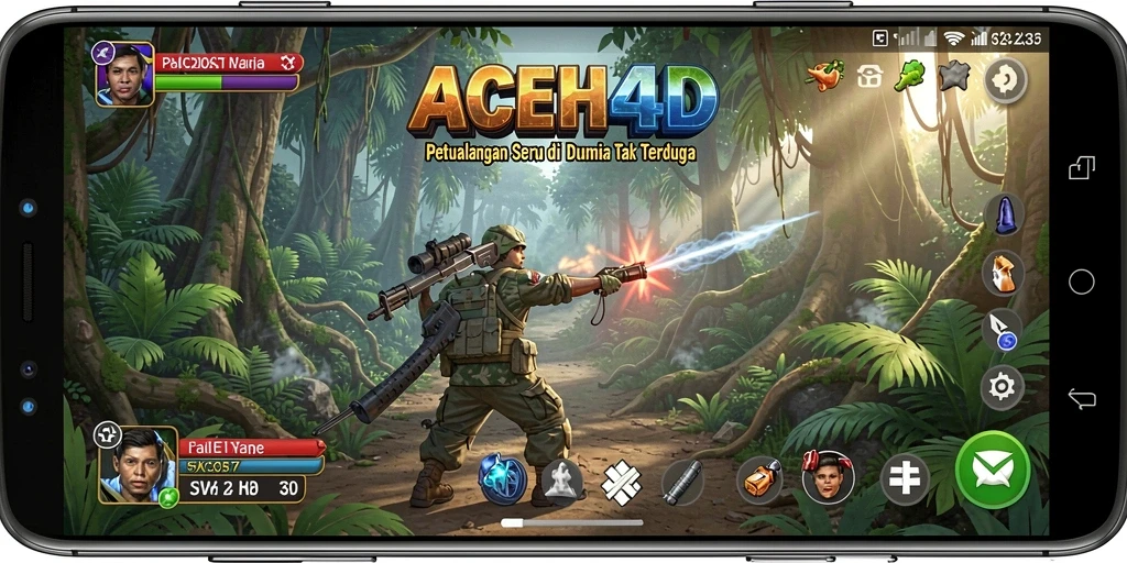 Screenshot utama ACEH4D menampilkan aksi seru dalam gameplay Adventure.