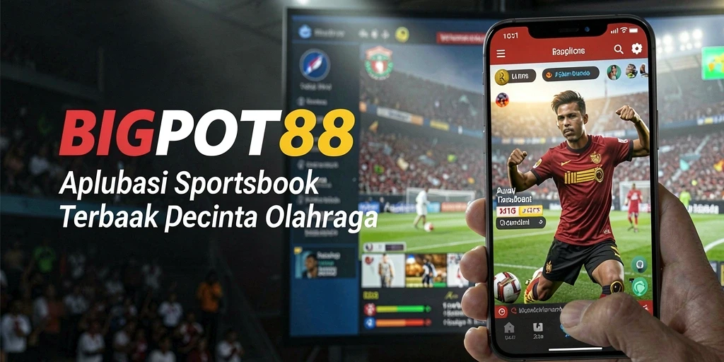 Tampilan utama BIGPOT88 yang menarik dengan fitur taruhan olahraga.