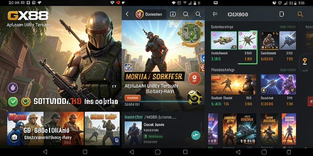 Tampilan antarmuka GX88 yang sederhana dan mudah digunakan.