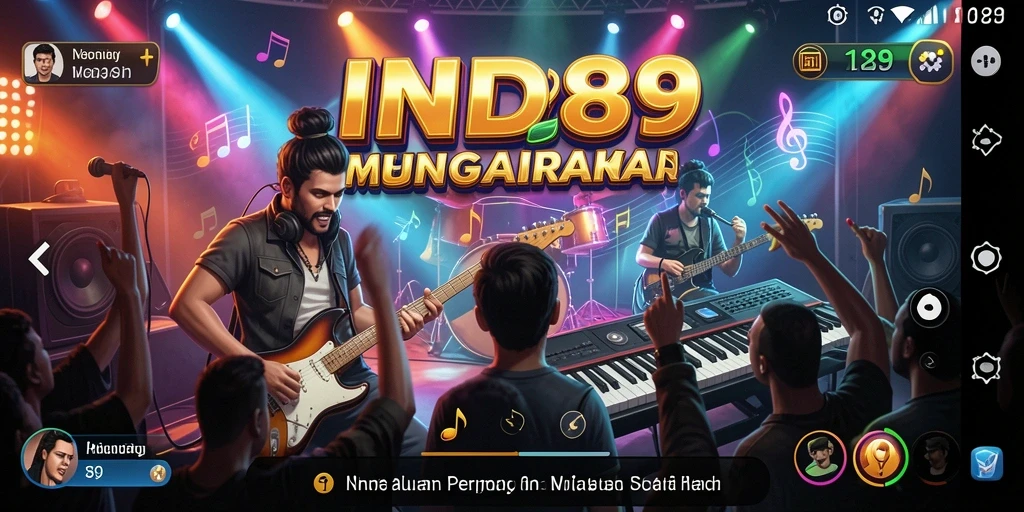 Tampilan gameplay <strong>IND89</strong> yang menarik dalam aksi musik.