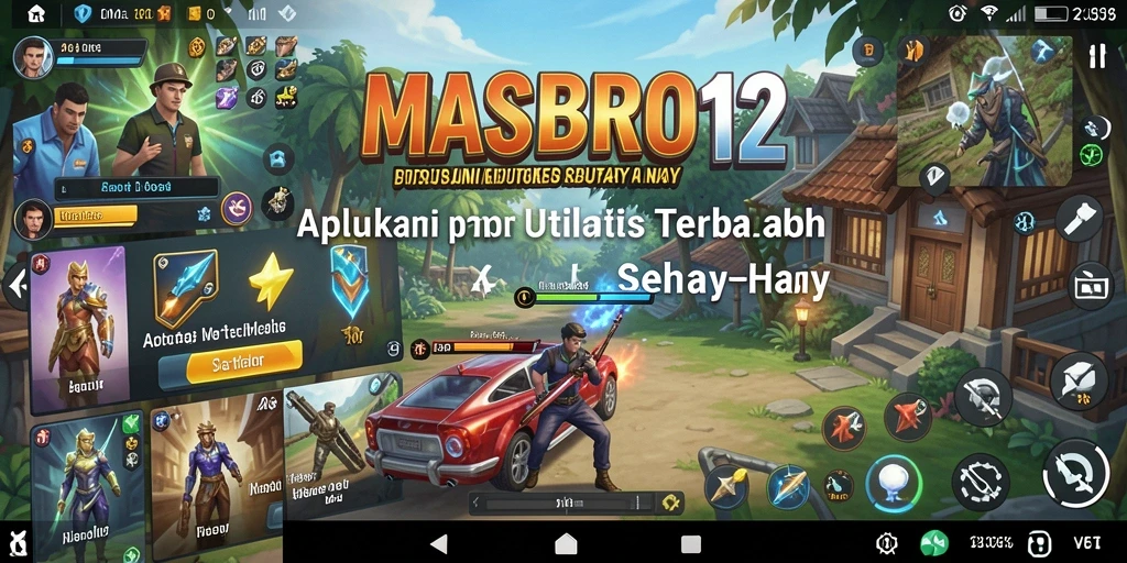 Screenshot MASBRO12 menampilkan antarmuka yang intuitif dan fungsional.