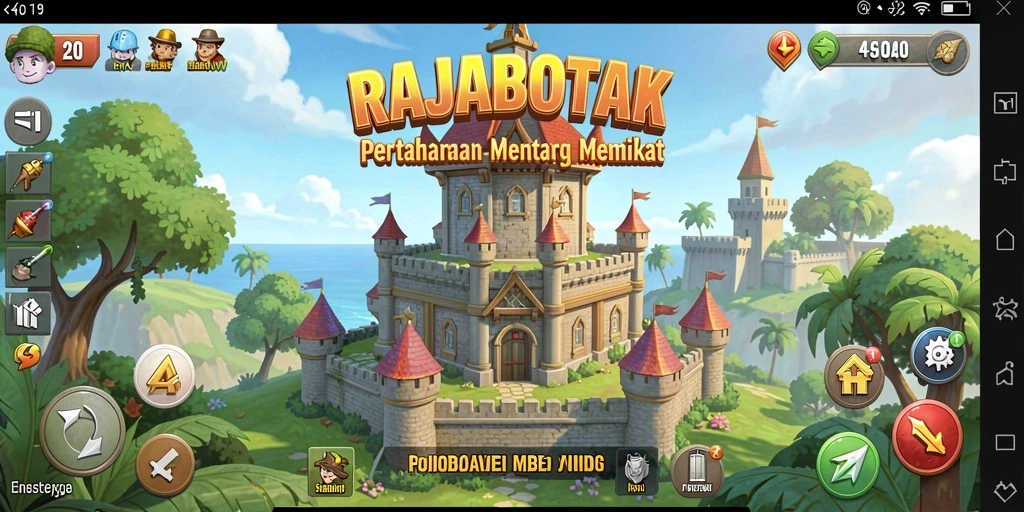 Tangkap momen seru dari gameplay Tower Defense RAJABOTAK.