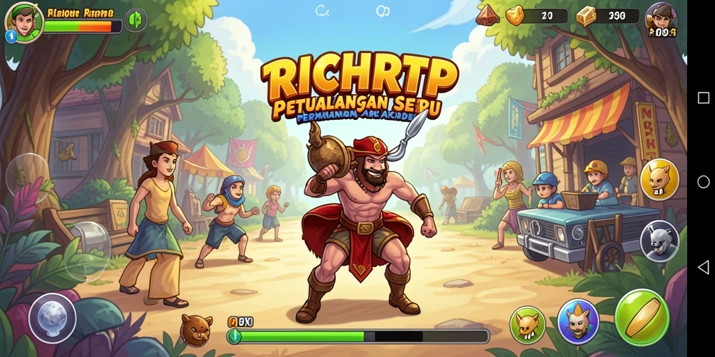 Screenshot RICHRTP menampilkan aksi gameplay yang mendebarkan.