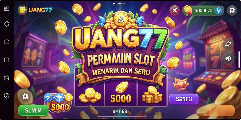 Tampilan gameplay slot yang memikat dan menegangkan di UANG77.