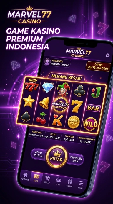 Tampilan aplikasi marvrl77 yang modern dan menarik.